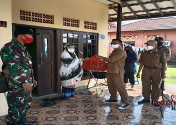 Koramil 1011-04/Selat Dan Satgas Kelurahan Selat Dalam Laksanakan Monitoring Prokes