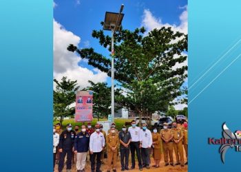 400 Titik PJU-TS di Kalteng Menuju Visi Indonesia Terang