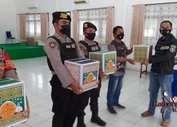 Polres Kotim Berikan 574 Bingkisan Untuk Personil