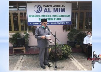 HUT Kalteng Ke 64, DPRD dan Pemprov Kalteng Serahkan Bantuan Sembako ke Panti Asuhan