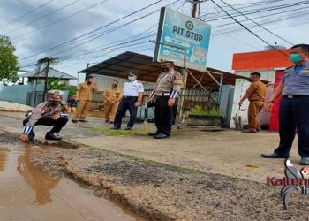 Sering Terjadi Laka Lantas , Satlantas Polres Kotim Cek Kondisi Jalan