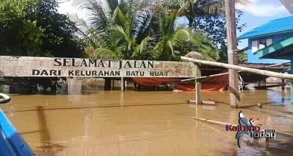 Curah Hujan Tinggi, Sejumlah Desa di Kabupaten Murung Raya Terendam Banjir