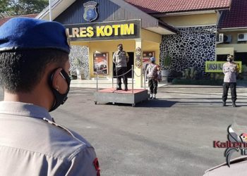 Polres Kotim Amankan Aksi Damai Palestina