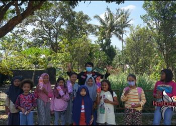 Cegah Stress , PMM Kelompok 47 Ajak Anak Lomba Mewarna