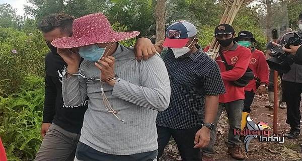 Simulasi Karhutla Polda Kalteng,  2 Pelaku Pembakar Lahan di Tumbang Nusa Ditangkap