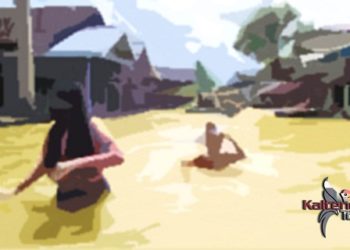 Banjir Genangi Ribuan Ha Sawah di Desa Lampuyang Mulai Surut, Pemkab Harus Berikan Solusi