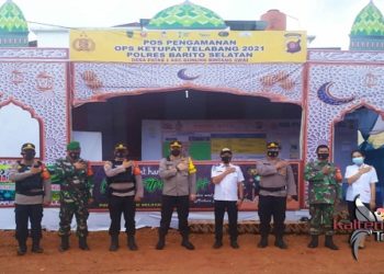 Kapolres Barsel Lakukan Pengecekan Pos Pengamanan Lebaran