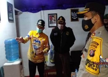 Bupati Tinjau Pos Perbatasan Gumas
