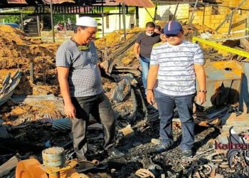 Ketua DPRD Kapuas Sampaikan Rasa Prihatin Musibah Kebakaran Menimpa Salah Satu Anggota Dewan