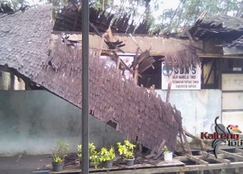 Memprihatinkan, Bangunan SDN 5 Anjir Mambulau di Kabupaten Kapuas Rusak Parah