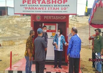 Pertashop Bumdesma di Kecamatan Tewah Cerminkan Budaya Gotong Royong