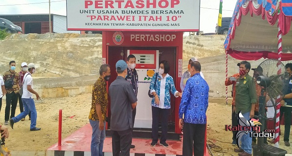 Pertashop Bumdesma di Kecamatan Tewah Cerminkan Budaya Gotong Royong