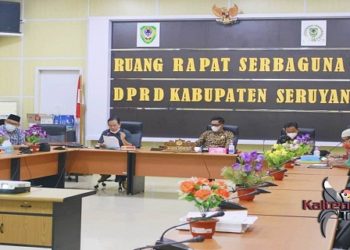 DPRD Seruyan Gelar Rapat Paripurna Penyampaian Hasil Pembahasan Ranperda Pertanggungjawaban APBD 2020