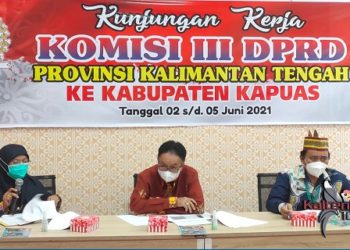Komisi III DPRD Kalteng Apresiasi Dinas Kesehatan dan Dinas Pendidikan Kapuas