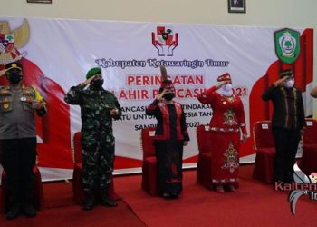 Kapolres Kotim Hadiri Upacara Peringatan Hari Lahir Pancasila Secara Virtual