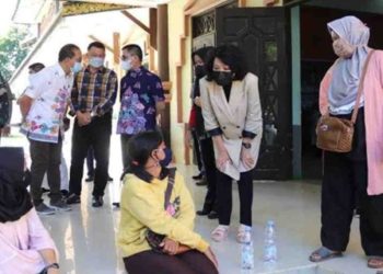 Plt Bupati Tinjau Vaksinasi Massal di GPU Pulang Pisau