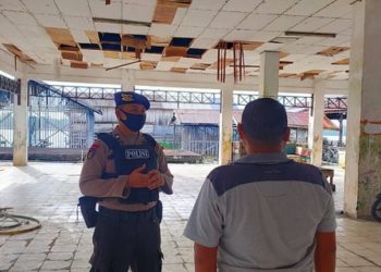 Satpolairud Minta Warga di Bantaran DAS Seruyan. Taati Protokol Kesehatan