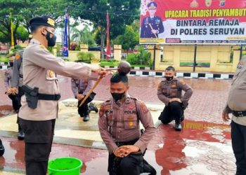 Kapolres Seruyan Terima Kedatangan 15 Bintara Remaja .
