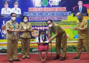 Puluhan Pelajar SD di Kapuas Ikuti Kompetisi Olahraga dan Seni
