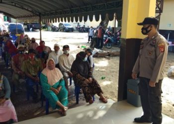 HUT Bhayangkara Ke-75, Polres Seruyan Gelar Vaksinasi Massal,Makerisasi dan Bakti Sosial