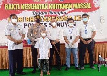 Bupati Seruyan Tinjau Pelaksanaan Sunatan Massal