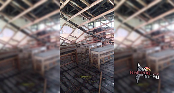 Memprihatinkan, Bangunan SDN 5 Anjir Mambulau di Kabupaten Kapuas Rusak Parah
