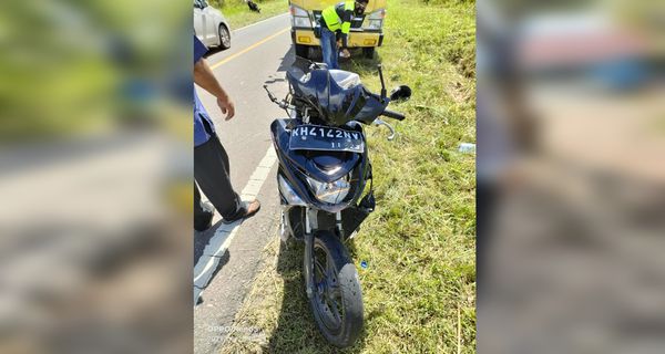 Truk dan Motor Tabrakan di Jalan Trans Kalimantan Bukit Rawi, Pengendara Motor Tewas