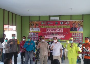 Plt Sekda Kalteng ke Kapuas Pantau Pelaksanaan Vaksinasi Massal