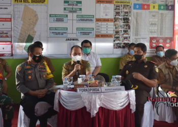 Ben Brahim Video Conference Kunker Wakapolri ke Kalteng