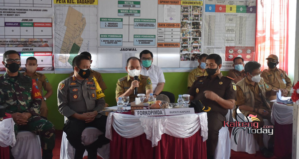 Ben Brahim Video Conference Kunker Wakapolri ke Kalteng