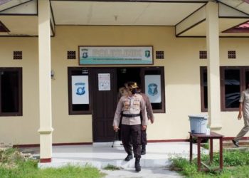 Kapolres Periksa Pembangunan yang berada di Mako Polres.