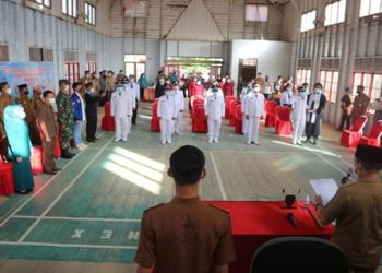 9 Kepala Desa di Lantik Bupati Seruyan di Tumbang Manjul