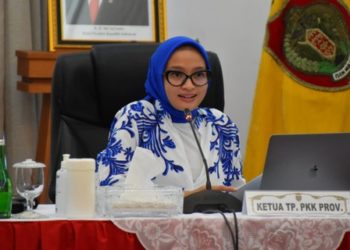 Ketua TP PKK Kalteng Sosialisasikan Disiplin Prokes Covid-19