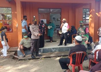 Polsek Baamang Kotim Pantau Vaksinasi