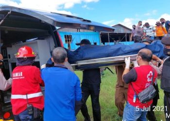 Tongkang Diperbaiki di Pinggir Sungai Diduga Meledak, 1 Orang Meninggal Dunia