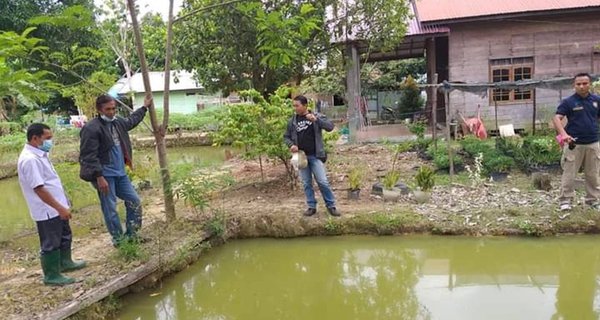 Tiga Anggota DPRD Gumas Salurkan Dana Aspirasi Benih dan Pakan Ikan