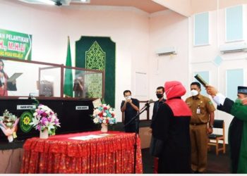 Ketua Pengadilan Negeri Pulang Pisau Melantik Waka PN