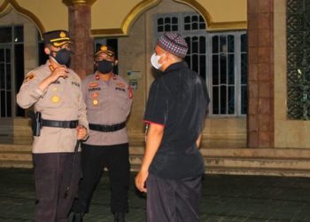 Malam Jelang Idul Adha 1442 H, Kapolres Seruyan Lakukan Patroli