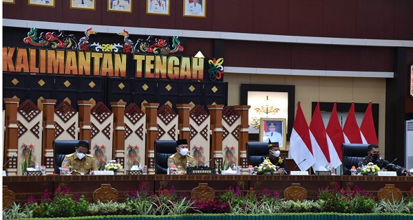 Saat Bertemu Para Tokoh, Gubernur Sampaikan Peningkatan Kasus Covid-19 di Kalteng