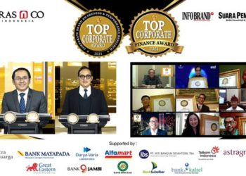 Top Corporate Award dan TOP Corporate Finance Award 2021,Untuk Perusahaan Berkinerja Positif Saat Pandemi