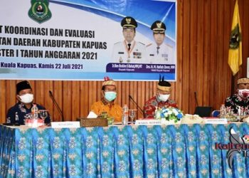 Wabup Pimpin Rakor dan Evaluasi Pendapatan Asli Daerah Tahun 2021