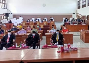 DPRD Gumas Gelar Nobar bersama Forkopimda