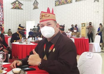 Junjung Nasionalisme, Ketua DPRD Mura Ajak Masyarakat Pasang Bendera Merah Putih