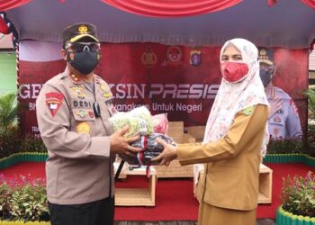 Polda Kalteng Kembali Gelar Vaksinasi Di SDN 14 Palangka Raya