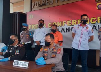 Polres Pulang Pisau Tahan Mantan Kades Hanjak Maju