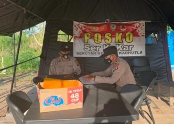 Polres Seruyan melaksanakan Siaga Karhutla bersama Instansi terkait.
