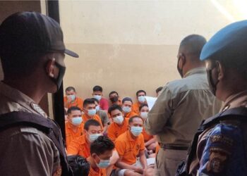 Ruang Tahanan di Polres Seruyan Diperiksa Petugas