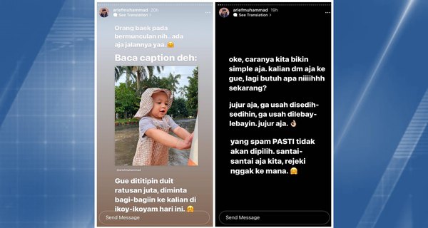 Viral Tren ‘Ikoy-ikoyan’, YouTuber Arief Muhammad Transfer Uang Ratusan Juta ke Followers