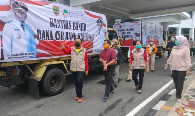 60 Ton Beras Dan Paket Bantuan Untuk Korban Banjir Barito Utara dan Murung Raya Dikirim.