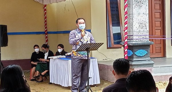 Gedung Pastori GKE Tewah Dibangun Gunakan Aspirasi Dewan
